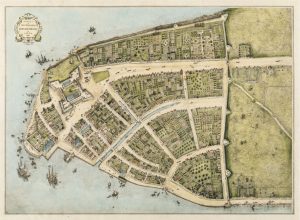 1613 – Dutch establish trading post, eventually becomes New Amsterdam colony