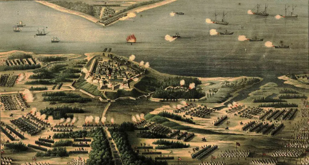 Siege of Yorktown 1862 Map