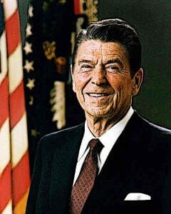 Official Portrait of President Reagan 1981 American President List