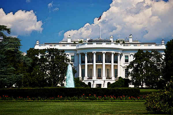 White House - Washington DC View From South