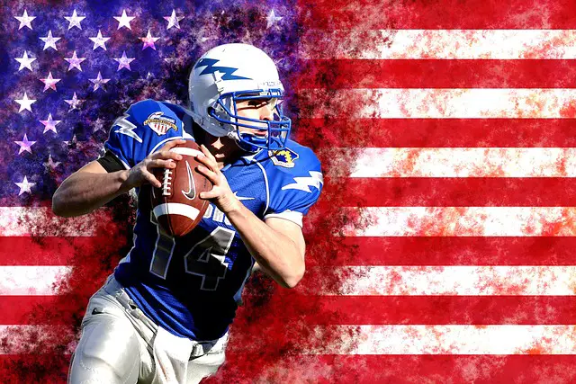 American-Football-Player-American-Flag