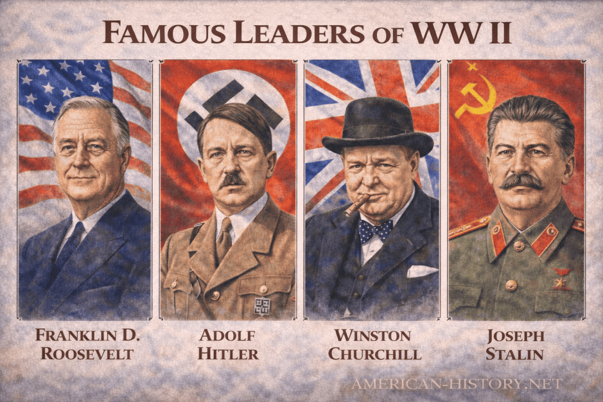 Famous Leaders in World War II – American History