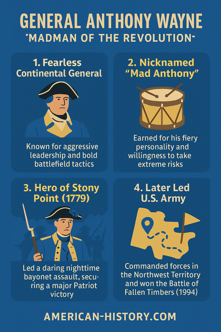 General “mad” Anthony Wayne American History 