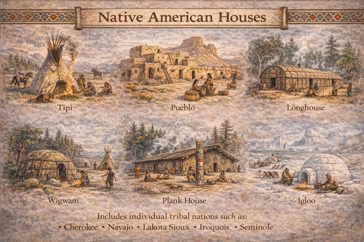 Native American Houses – American History