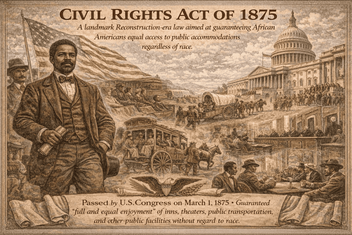 Civil Rights Act 1875: Equal Rights In Public Accommodations